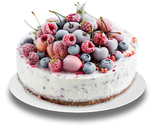 Beeren Eistorte